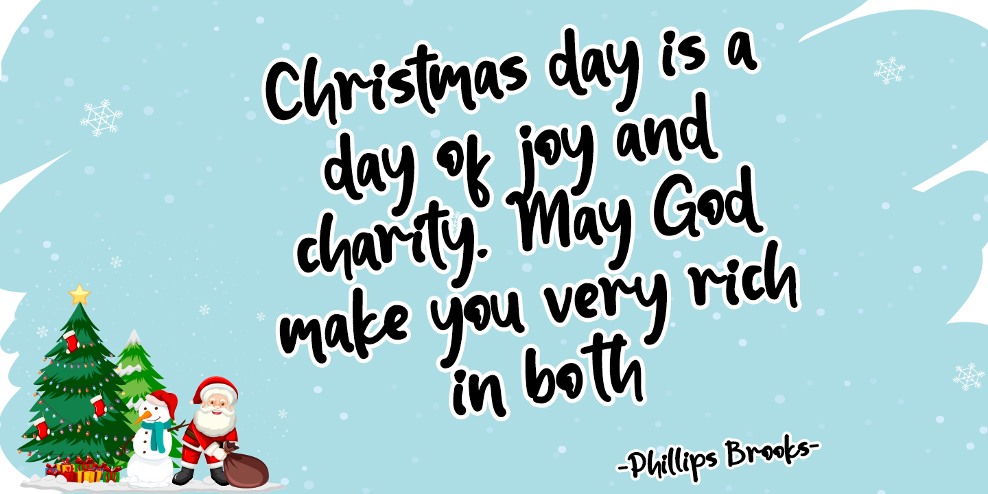 Beispiel einer Christmas Holiday Regular-Schriftart